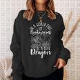 IN A WORLD FULL OF BOOKWORMS BE A Book Dragon Reader Sweatshirt Gifts for Her