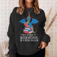 In A World Full Of Bookworms Be A Book Dragon Reading Sweatshirt Gifts for Her