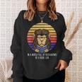 In A World Full Of Bookworms Be A Book Lion Dragon Reading Sweatshirt Gifts for Her