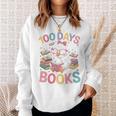100 Days In The Books Goose Reading 100th Day Of School Sweatshirt Gifts for Her 100 Days In The Books Goose Reading 100th Day Of School Sweatshirt Gifts for Her