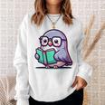 Adorable Book Lover Pigeon With Reading Glasses Cute Sweatshirt Gifts for Her Adorable Book Lover Pigeon With Reading Glasses Cute Sweatshirt Gifts for Her
