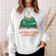 Adventure Awaits a Idea For Book Lovers Sweatshirt Gifts for Her Adventure Awaits a Idea For Book Lovers Sweatshirt Gifts for Her