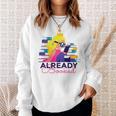 Already Booked Reading Book Lover Literacy Day Bookworm Premium Tri-Blend Sweatshirt Gifts for Her