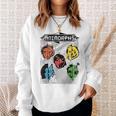 Animorphs Split Face Character Colorful Grid Book Series Sweatshirt Gifts for Her