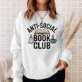 Anti-Social Book Club Booktrovert Bookish Bookworm Sweatshirt Gifts for Her