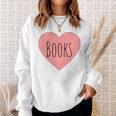 Back To School Heart Love Reading Cute I Love Books Sweatshirt Gifts for Her Back To School Heart Love Reading Cute I Love Books Sweatshirt Gifts for Her