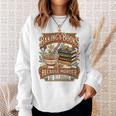 Baking Books Vintage Because Murder Is Illegal Aesthetic Sweatshirt Gifts for Her Baking Books Vintage Because Murder Is Illegal Aesthetic Sweatshirt Gifts for Her