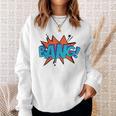 Bang Comic Book Sound Effect Bubble Graphic Tee Shirt Sweatshirt Gifts for Her