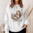 Basset Hound Dog Mom Basset Hound Dog Reading Book Sweatshirt Gifts for Her Basset Hound Dog Mom Basset Hound Dog Reading Book Sweatshirt Gifts for Her
