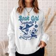 Beach Book Lover Women Girls Book Girl Summer Sweatshirt Gifts for Her Beach Book Lover Women Girls Book Girl Summer Sweatshirt Gifts for Her