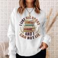 I Like Big Books And I Can Not Lie Book Lovers Reading Sweatshirt Gifts for Her