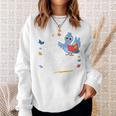 This Is My Book Character Costume Fun Pigeon Reading Lovers Sweatshirt Gifts for Her