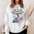 This Is My Book Character Costume Pigeon Kids Reading Sweatshirt Gifts for Her