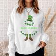 Im The Book Dragon Leprechaun St Patricks Day Sweatshirt Gifts for Her