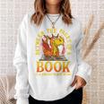 Book Dragon Reader Reading Books Library Literacy Sweatshirt Gifts for Her