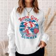 Book Girl Summer Women Retro Bookish Vacation Reader Sweatshirt Gifts for Her Book Girl Summer Women Retro Bookish Vacation Reader Sweatshirt Gifts for Her