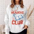 Book Late Night Readers Club Bookish Bookworm Reading Premium Tri-Blend Sweatshirt Gifts for Her