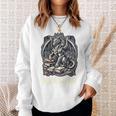 Book Lover I'm a Bookwyrm Not A Bookworm Fantasy Library Fan Premium Tri-Blend Sweatshirt Gifts for Her