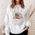 Book Lover Book Reading Coffee Premium Tri-Blend Sweatshirt Gifts for Her