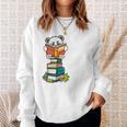 Book Lover Shirt Kids Panda Lover Book Reading Sweatshirt Gifts for Her