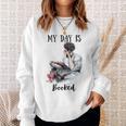 Book Lovers My Day Is Booked Vintage Sweatshirt Gifts for Her