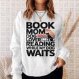 Book Mom Dog Lover Reading While My Dog Waits Premium Tri-Blend Sweatshirt Gifts for Her Book Mom Dog Lover Reading While My Dog Waits Premium Tri-Blend Sweatshirt Gifts for Her