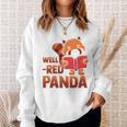Book Nerd Well Red Panda Cute Bear Book Nerd Zookeeper Sweatshirt Gifts for Her Book Nerd Well Red Panda Cute Bear Book Nerd Zookeeper Sweatshirt Gifts for Her