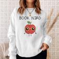 Book Nerd Teacher Apple Backwards E For Men Women Kids Sweatshirt Gifts for Her