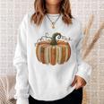 Book Pumpkin Autumn Halloween Literary Readers Sweatshirt Gifts for Her