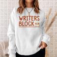 Book Writer Author Writers Block Book Writing Novelist Premium Tri-Blend Sweatshirt Gifts for Her Book Writer Author Writers Block Book Writing Novelist Premium Tri-Blend Sweatshirt Gifts for Her