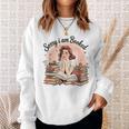 My Weekend Is Booked Reading Read Books Reader Nerd Sweatshirt Gifts for Her