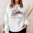 Bookish Red Panda Reading Fiction Book Vintage Bookworms Premium Tri-Blend Sweatshirt Gifts for Her