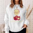 Books Are Cool Fun Reading Premium Sweatshirt Gifts for Her