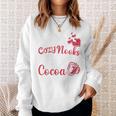 Books Cozy Nooks And Hot Cocoa Cute Fall Booklover Sweatshirt Gifts for Her