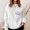 Books Lovers Just A Girl Who Loves Reading Book Worm Kids Sweatshirt Gifts for Her