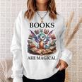 Books Are Magic Book Dragon ShirtReading Books Are Magical Sweatshirt Gifts for Her Books Are Magic Book Dragon ShirtReading Books Are Magical Sweatshirt Gifts for Her