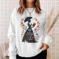 Books Minds Umbrellas Quote Reading Lover Vintage Reader Sweatshirt Gifts for Her