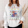 Books Reading Ugly Christmas Book Lover Sweatshirt Gifts for Her