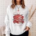 Books Are My Valentine Book Lover Heart Matching Party Sweatshirt Gifts for Her Books Are My Valentine Book Lover Heart Matching Party Sweatshirt Gifts for Her