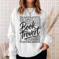 Booktrovert Reader Introvert Book Lover Premium Tri-Blend Sweatshirt Gifts for Her