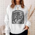 For Bookworm A Secret Book CAVE Frog Girl Mushroom Books Sweatshirt Gifts for Her