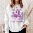 Boston Terrier Reading Book Good Day To Read a Book Sweatshirt Gifts for Her Boston Terrier Reading Book Good Day To Read a Book Sweatshirt Gifts for Her