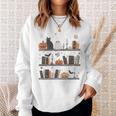 Cat Book Lover Halloween Cute Spooky Reading Premium Tri-Blend Sweatshirt Gifts for Her Cat Book Lover Halloween Cute Spooky Reading Premium Tri-Blend Sweatshirt Gifts for Her