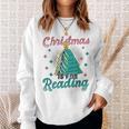 Christmas Is For Reading Books Christmas Tree Books Sweatshirt Gifts for Her
