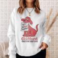 Clifford The Big Red Dog Let's Read Together Vintage Book Sweatshirt Gifts for Her