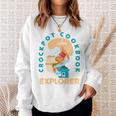 Crockpot Cookbook Baking Cooking Lovers Chef Cook Bakers Sweatshirt Gifts for Her