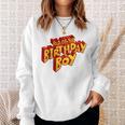 Dad Of The Birthday Boy Fun Comic Book Graphic Sweatshirt Gifts for Her Dad Of The Birthday Boy Fun Comic Book Graphic Sweatshirt Gifts for Her
