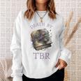 Death By TBR So Many Books Bookish Bookworm Sweatshirt Gifts for Her
