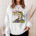 Dirty Hoes Garden Society Comic Book Style Women Sweatshirt Gifts for Her