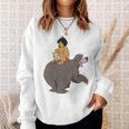 Disney The Jungle Book Mowgli And Baloo Chillin Sweatshirt Gifts for Her
